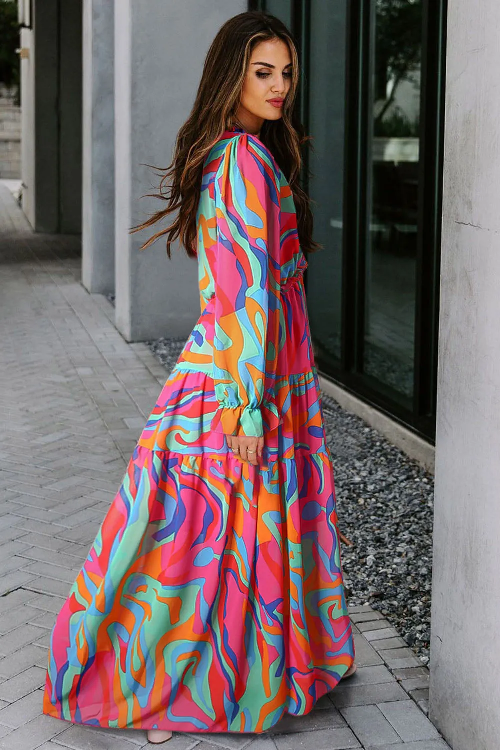 Abstract Art Maxi Dress