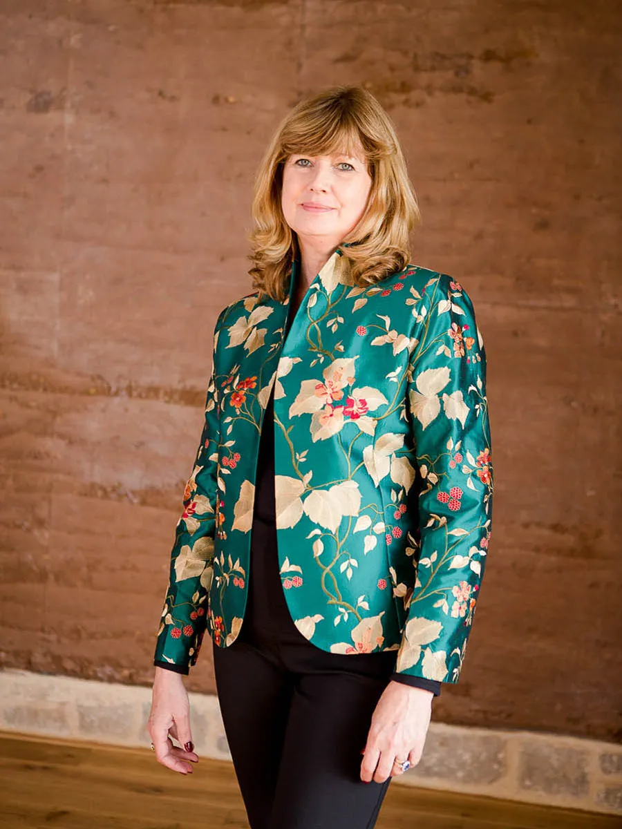 Anya Jacket in Magnificent Teal