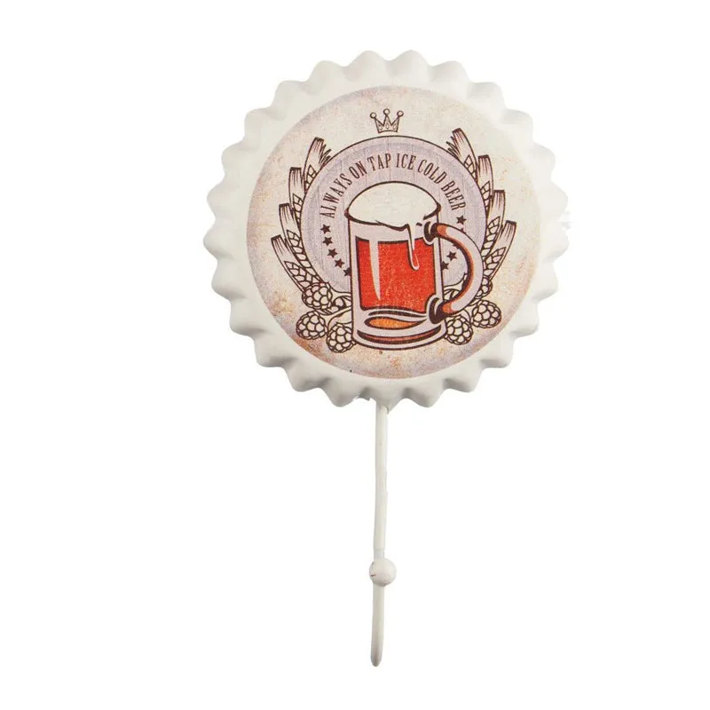 Beer Bottle Cap Retro Wall Hook