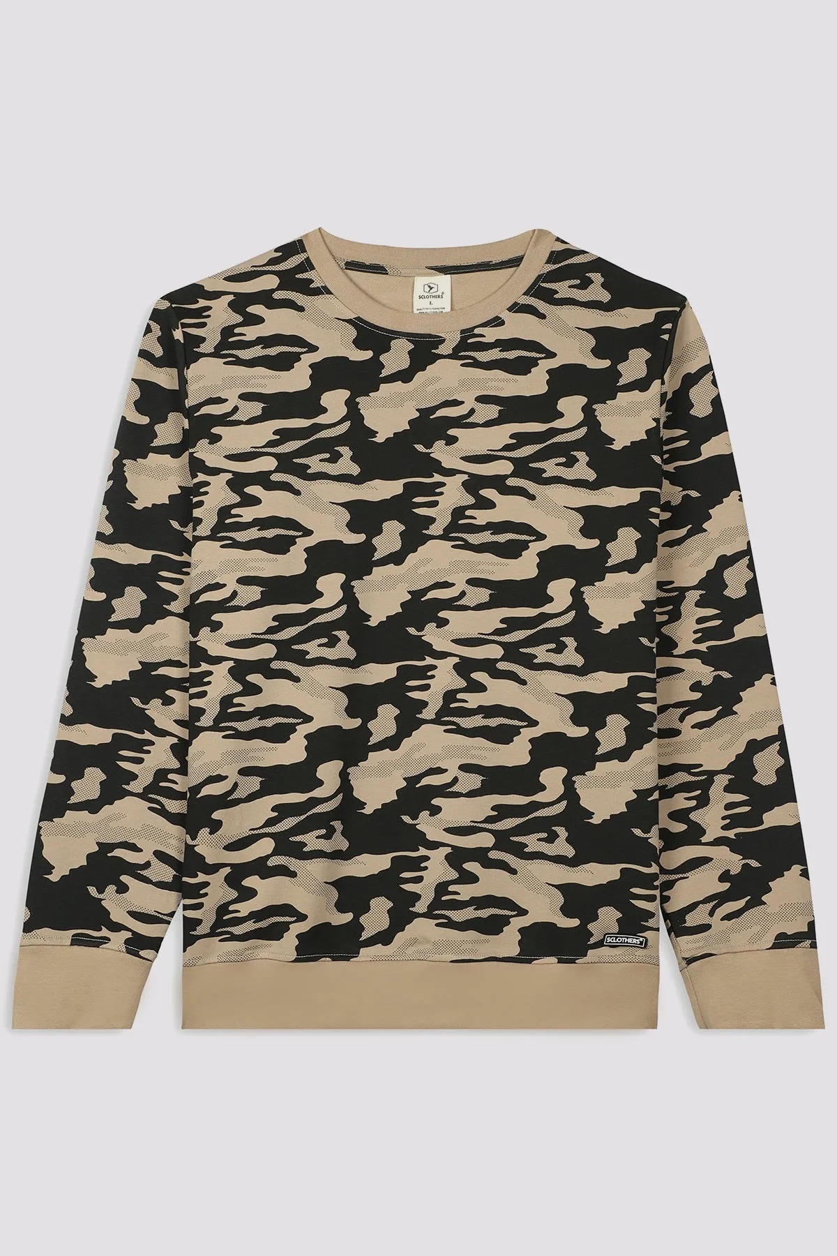 Black Camo SCLO Sweatshirt (Plus Size) - W23 - MSW085P