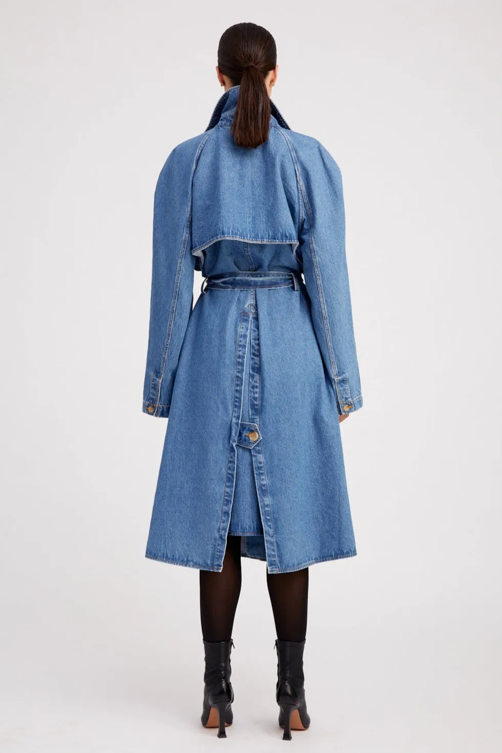 Coco Denim Trench