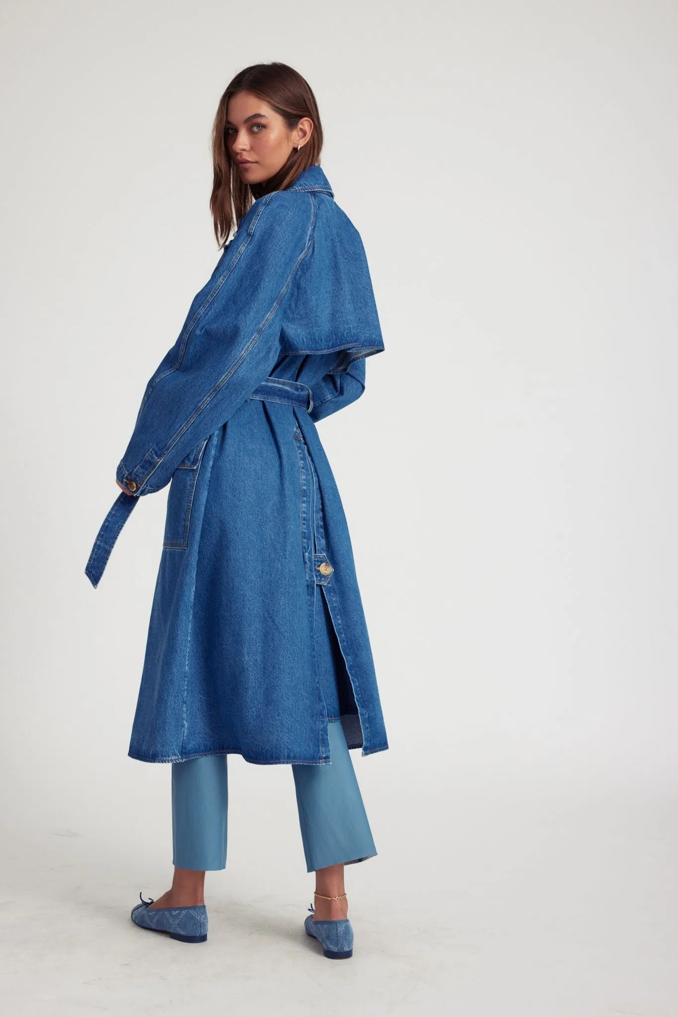 Coco Denim Trench