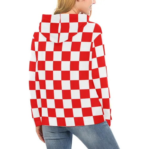 Croatia All Over Print Women Hoodie Nn9