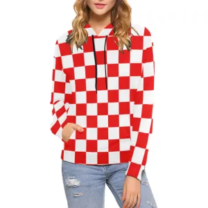 Croatia All Over Print Women Hoodie Nn9