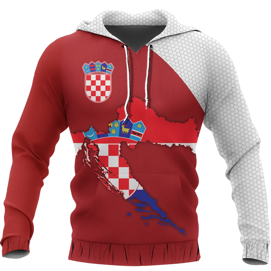 Croatia Map Special Hoodie A5