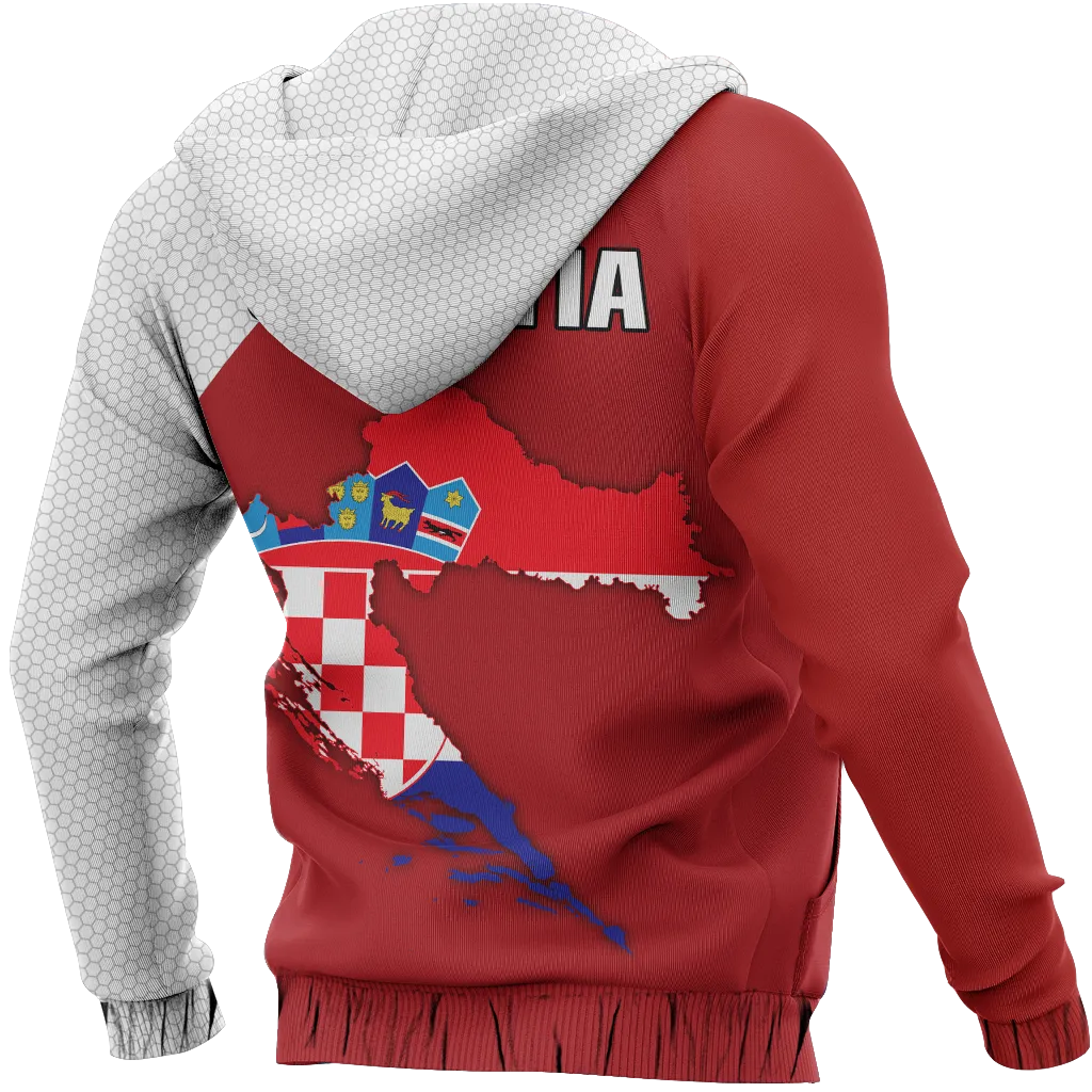 Croatia Map Special Hoodie A5