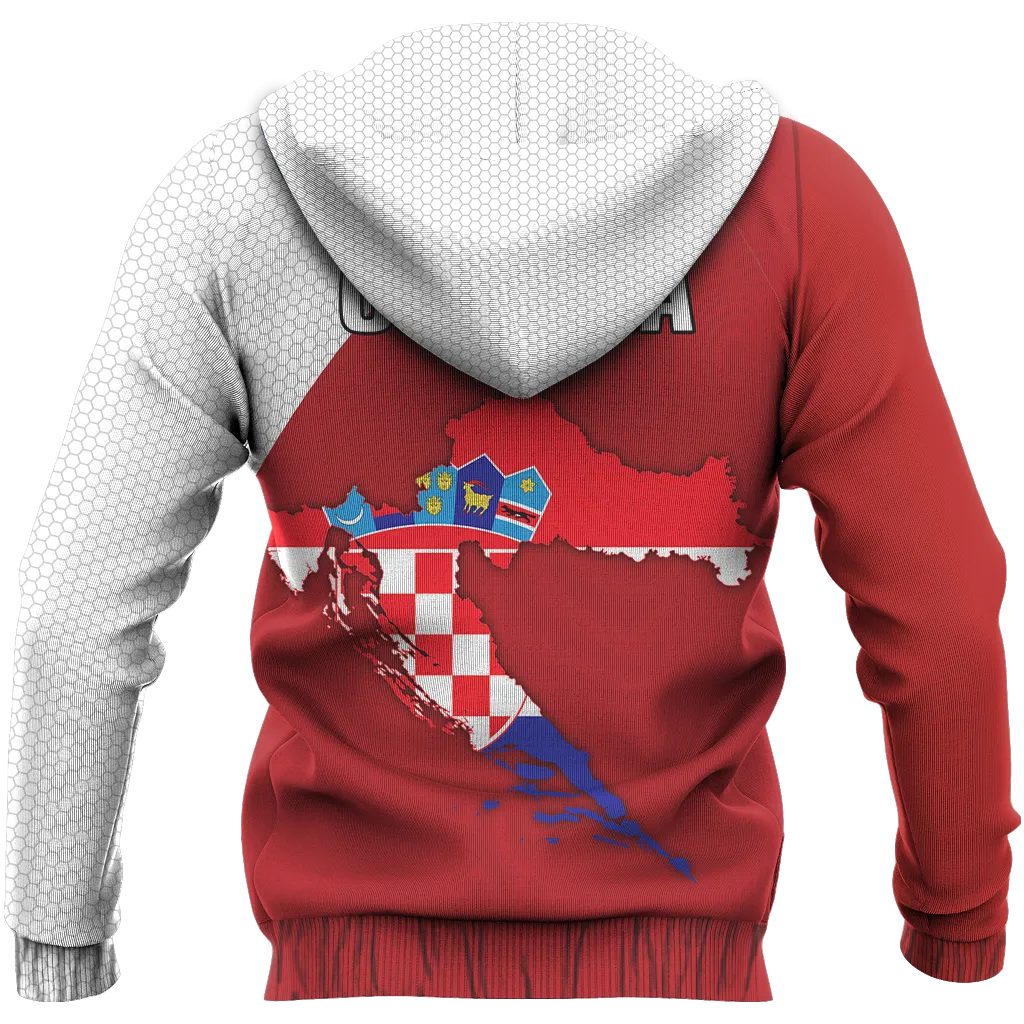 Croatia Map Special Hoodie A5