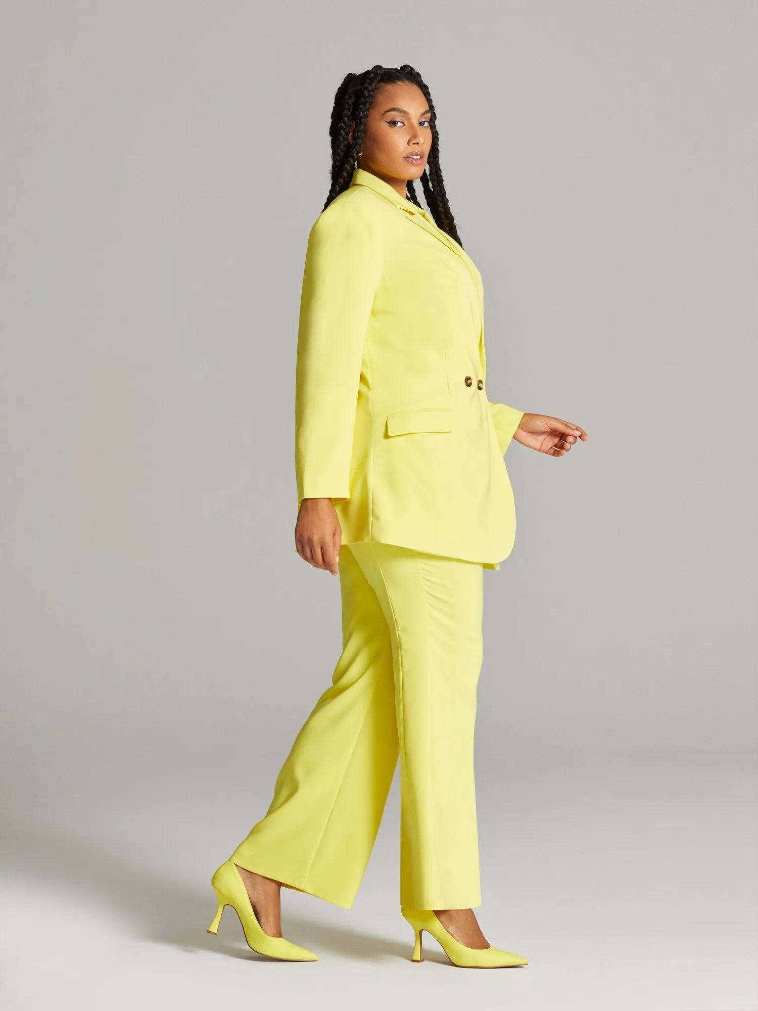 Fashion To Figure - Samentha Two-Button Blazer