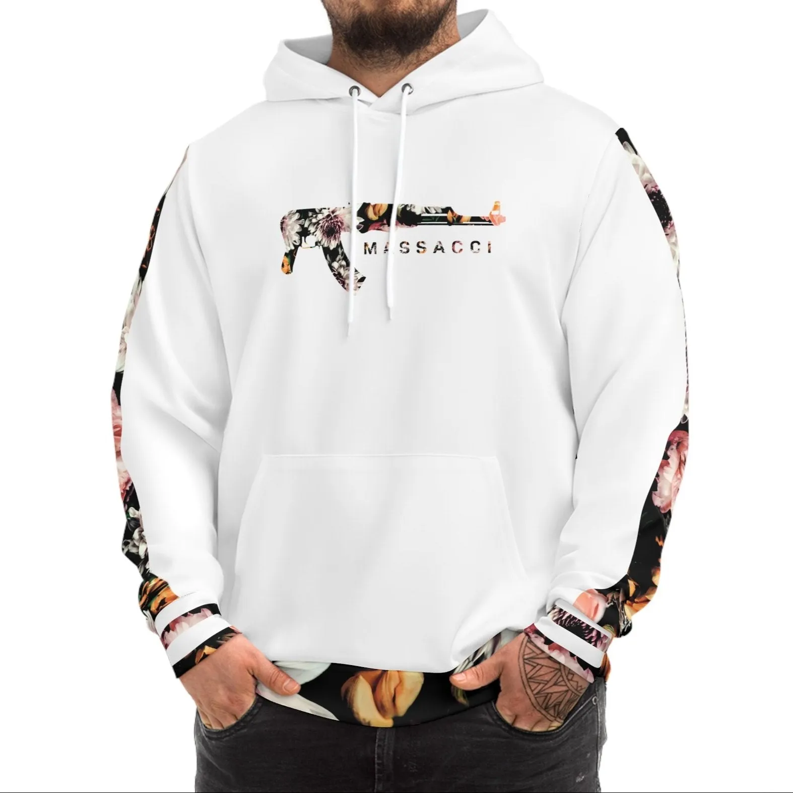 Firearms and flowers, Premium Blend Hoodie