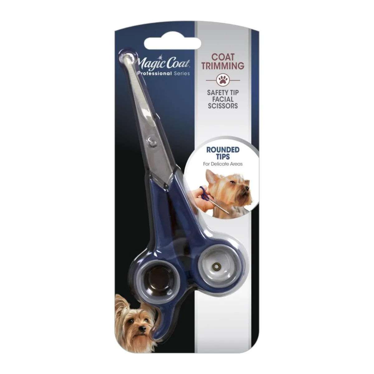 Four Paws Magic Coat Professional Series Safety Tip Facial Scissors