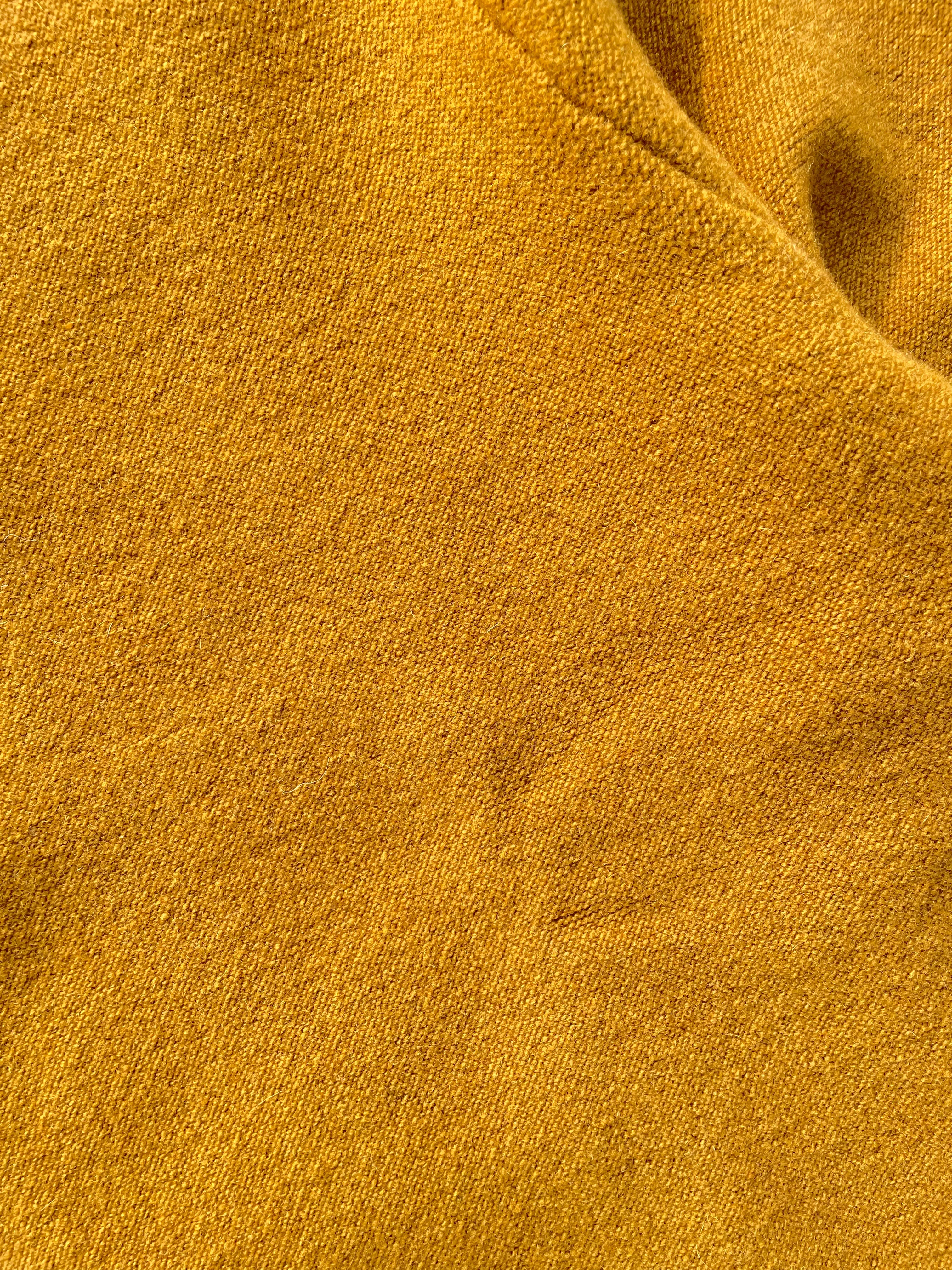 FRESH Crew Neck Wool Sweater Olio Yellow