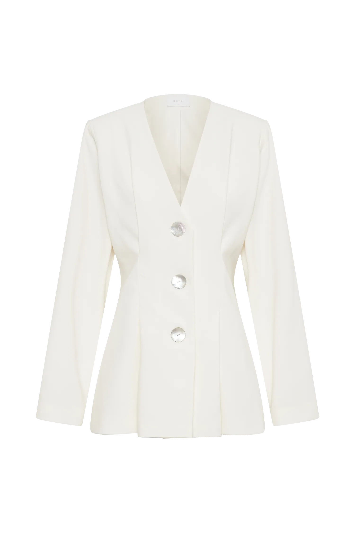 Kendall Balloon Sleeve Jacket - Ivory