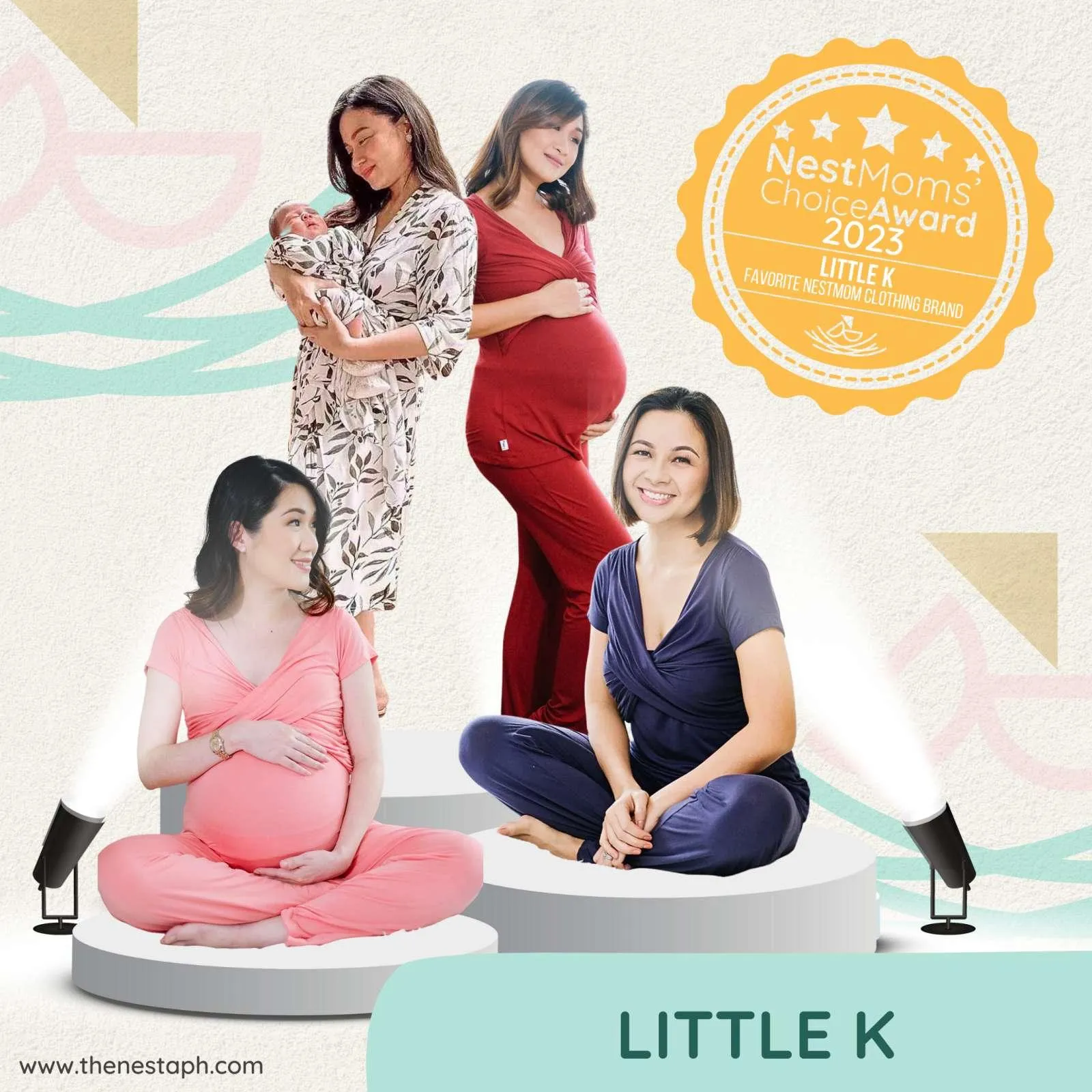 Little K Bamboo Mama PJ Dark Grey*