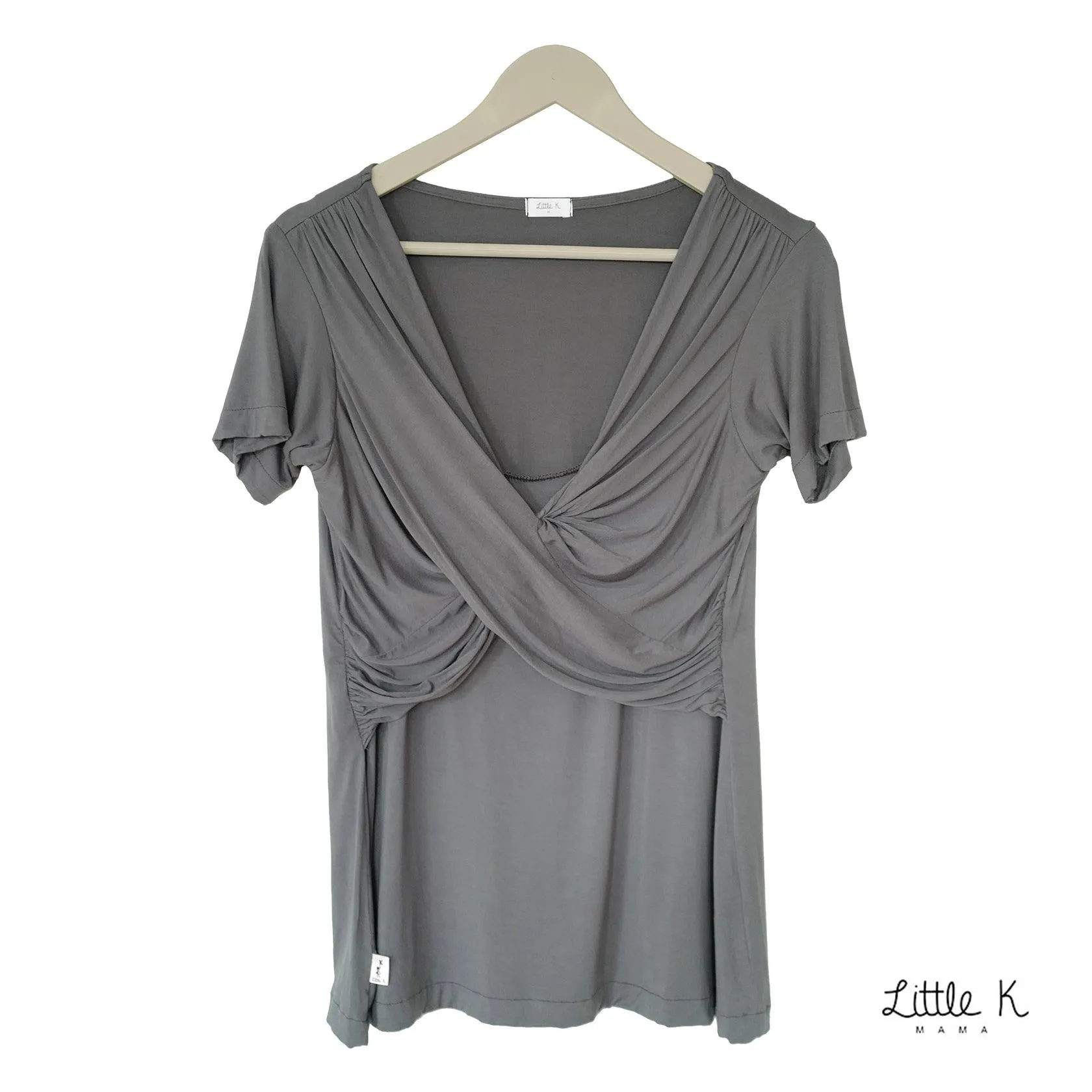 Little K Bamboo Mama PJ Dark Grey*