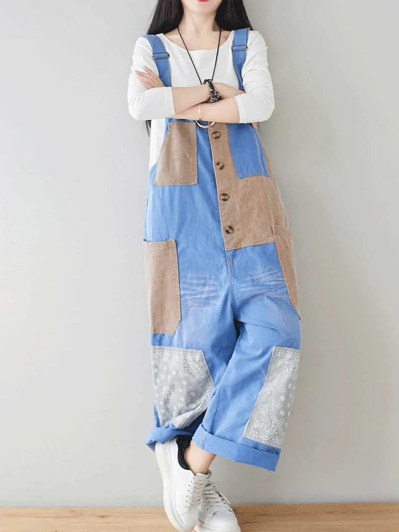 Loving Memory Denim Overall Dungarees