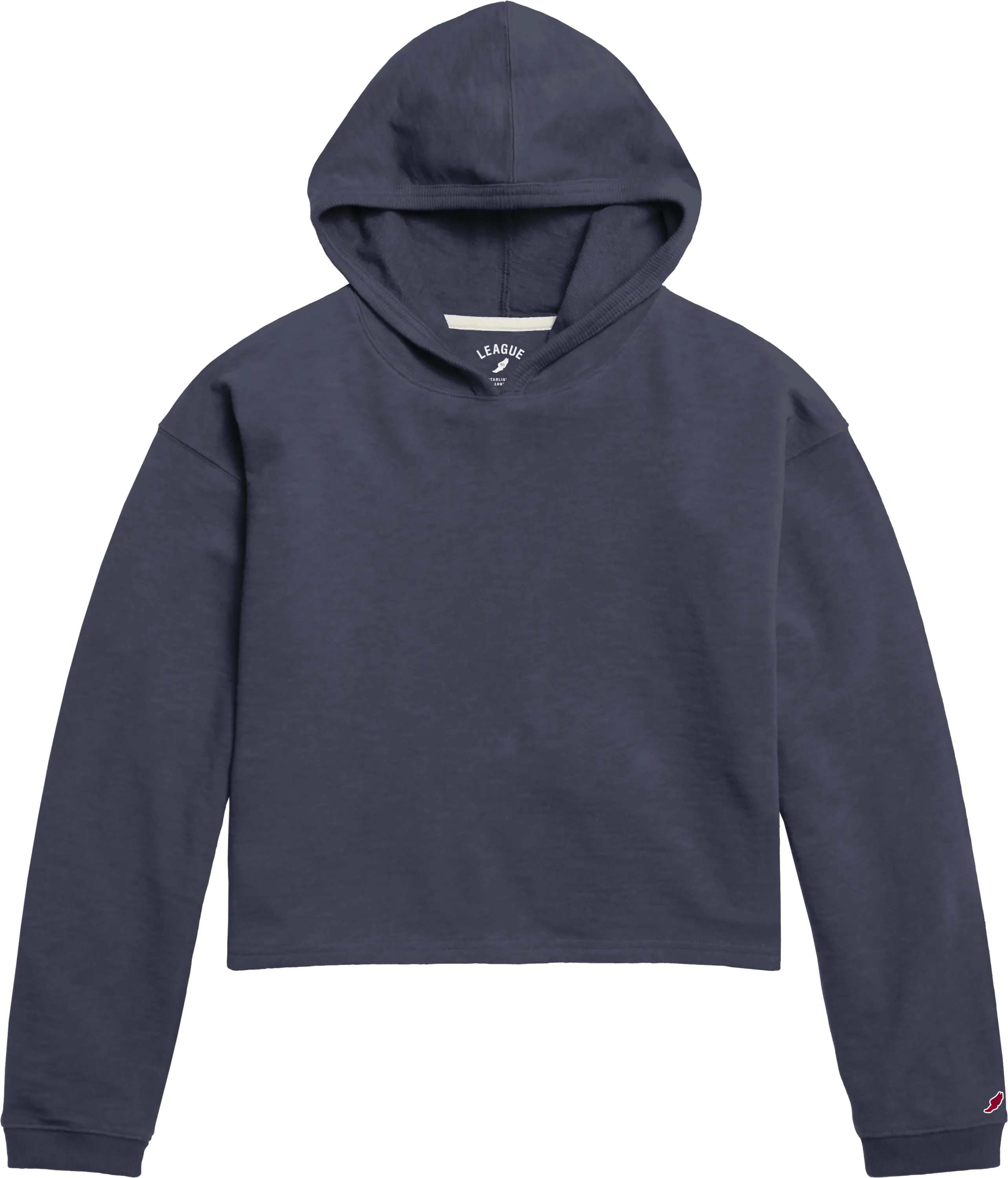 LU410 Weathered Terry Crop Hood