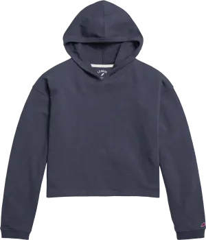 LU410 Weathered Terry Crop Hood