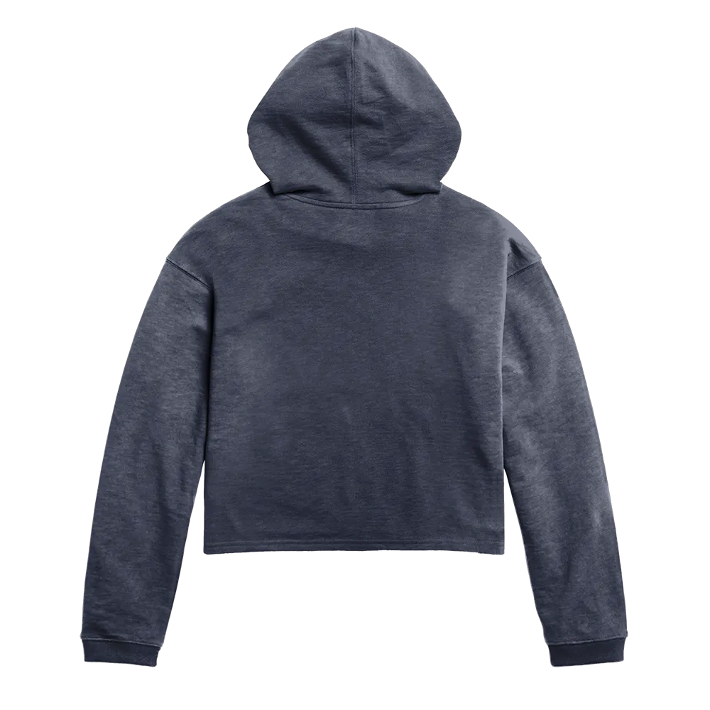 LU410 Weathered Terry Crop Hood