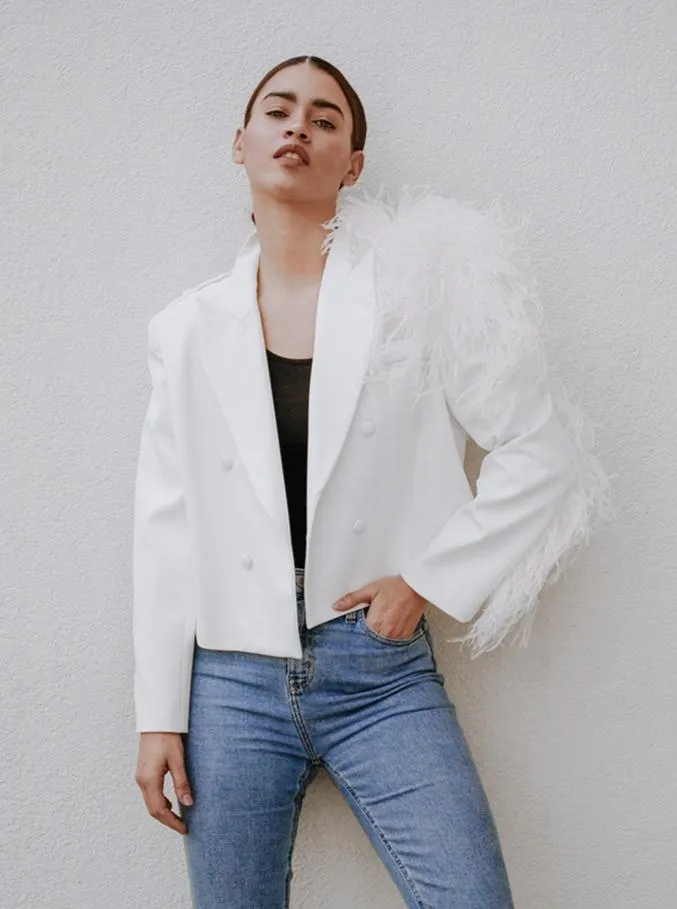 Lydia White Blazer