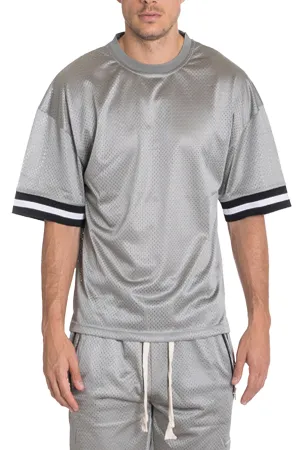 Men's Full Mesh Sleeve Tape Jersey T-Shirts