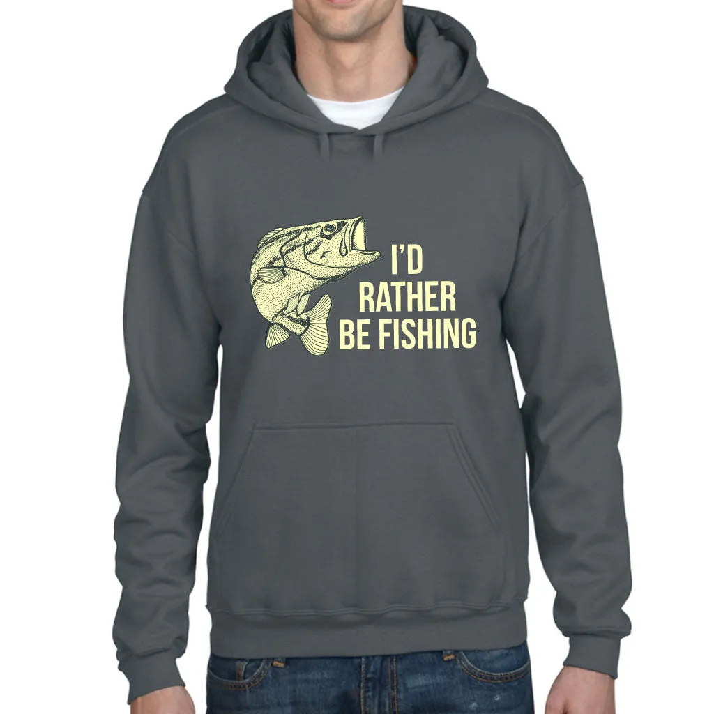 Men's I'd Rather Be Fishing Hoodie