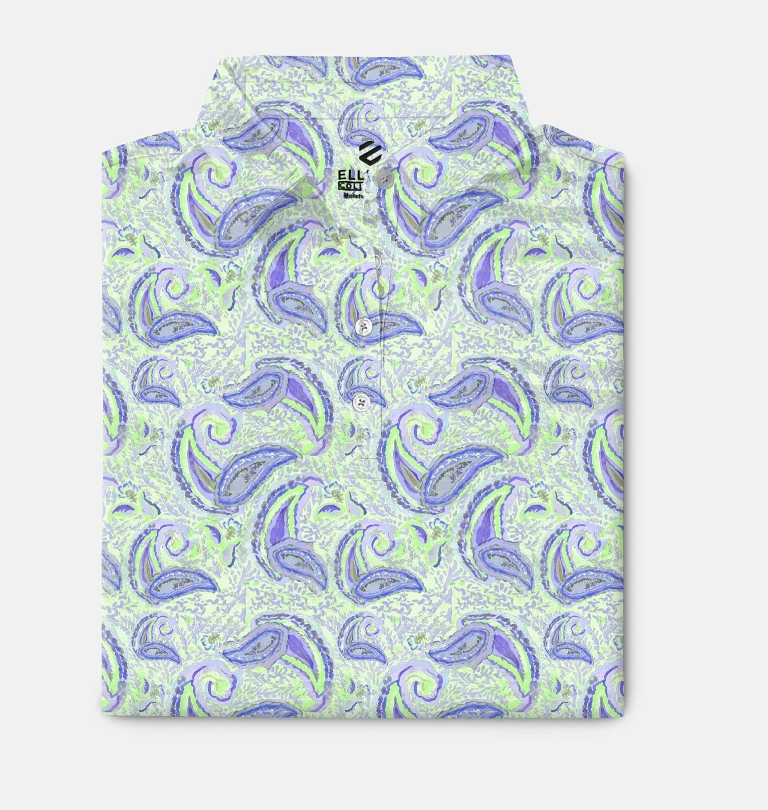 Paisley - Green Women's Golf Shirt Polo