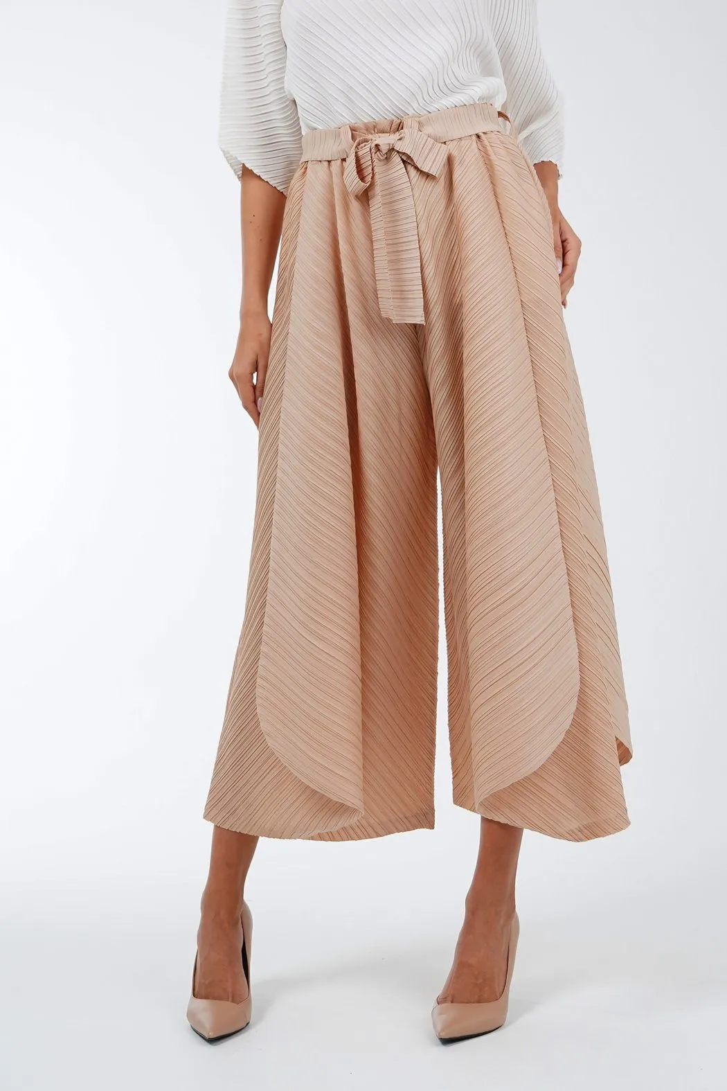 Palmira Double-Layered Genie Pleated Pants