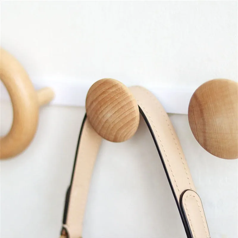 Pin Dot Wooden Wall Hooks