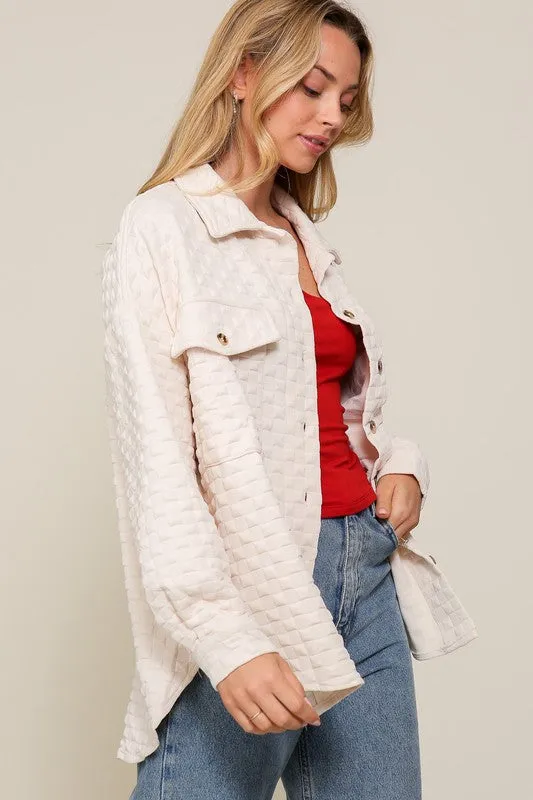 Quinn Quilted Button Down Jacket