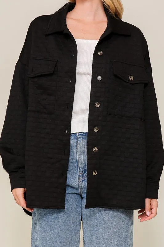 Quinn Quilted Button Down Jacket