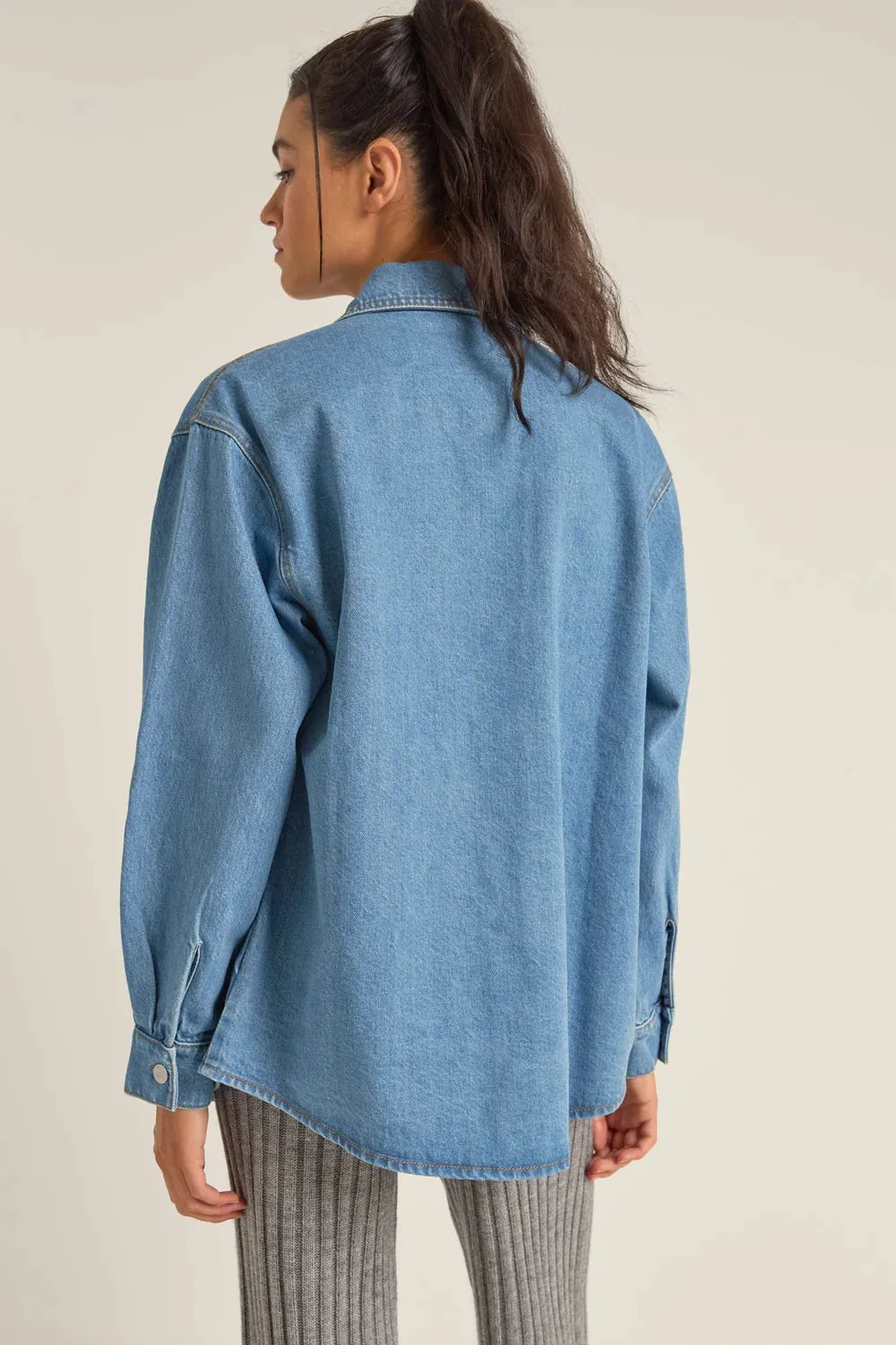 Rhythm Oversized Denim Shacket