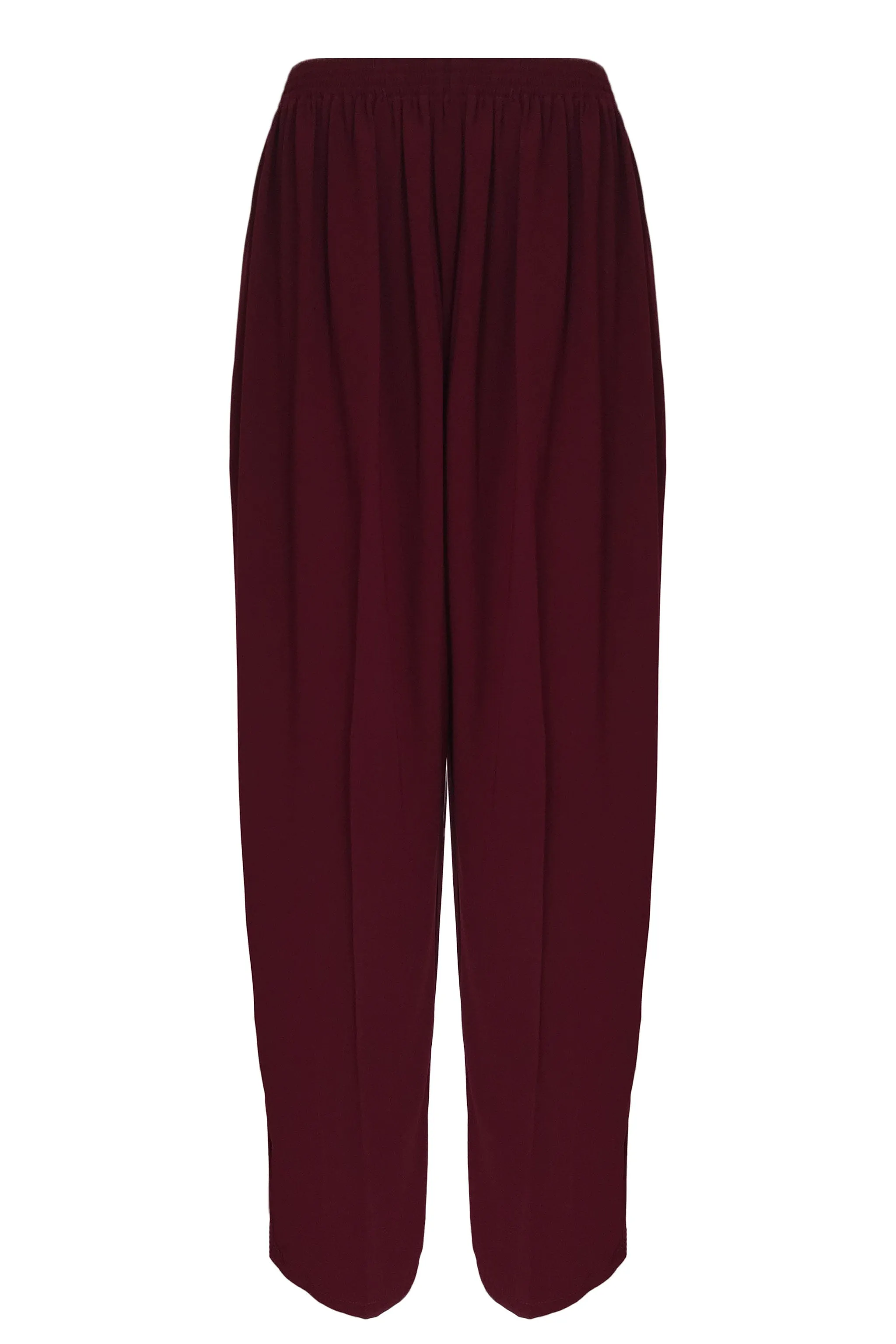 Rubber Waist Pant (Seluar Pinggang Bergetah) - Maroon