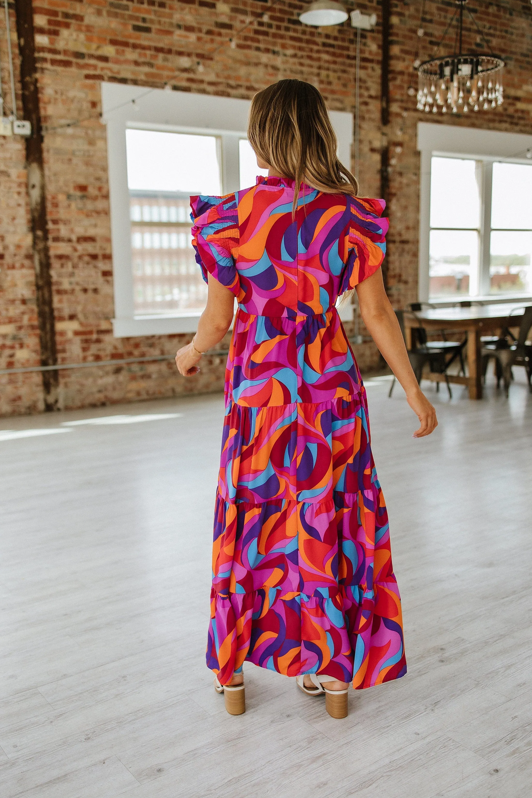 SALE - Lorraine Ruffle Tiered Maxi Dress | S-XL