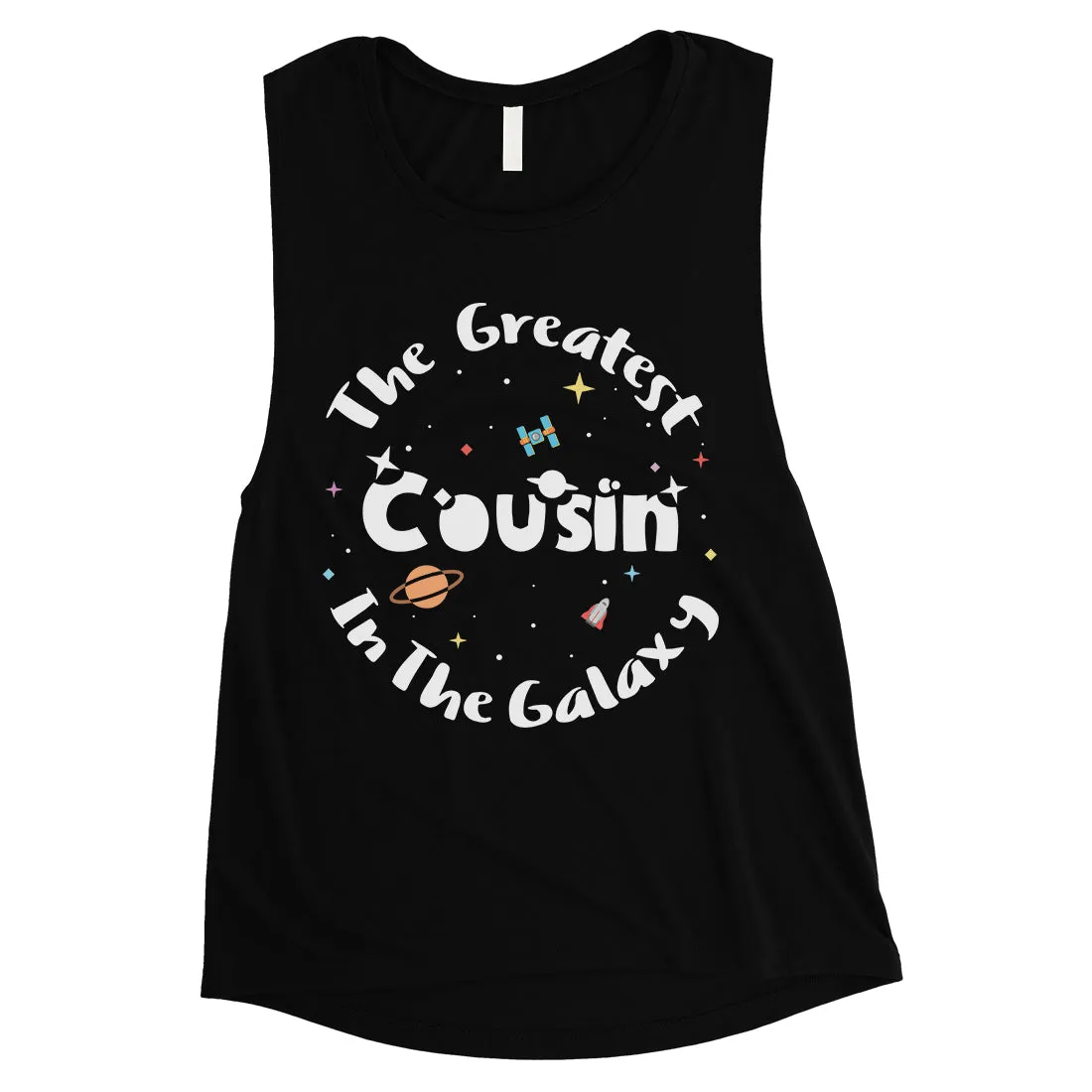 The Greatest Cousin Womens Cute Workout Muscle Top Gift For Cousin