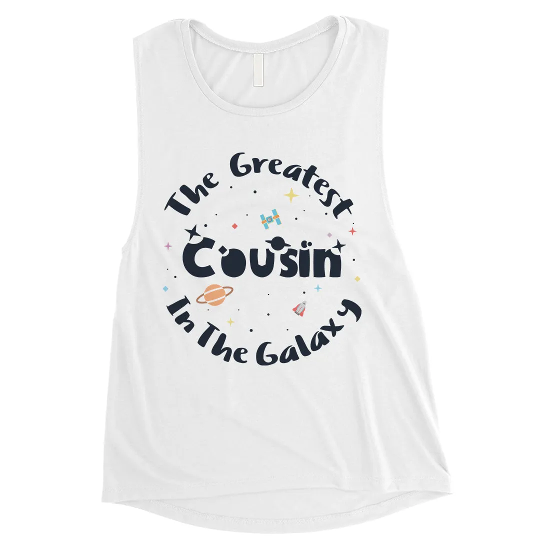 The Greatest Cousin Womens Cute Workout Muscle Top Gift For Cousin