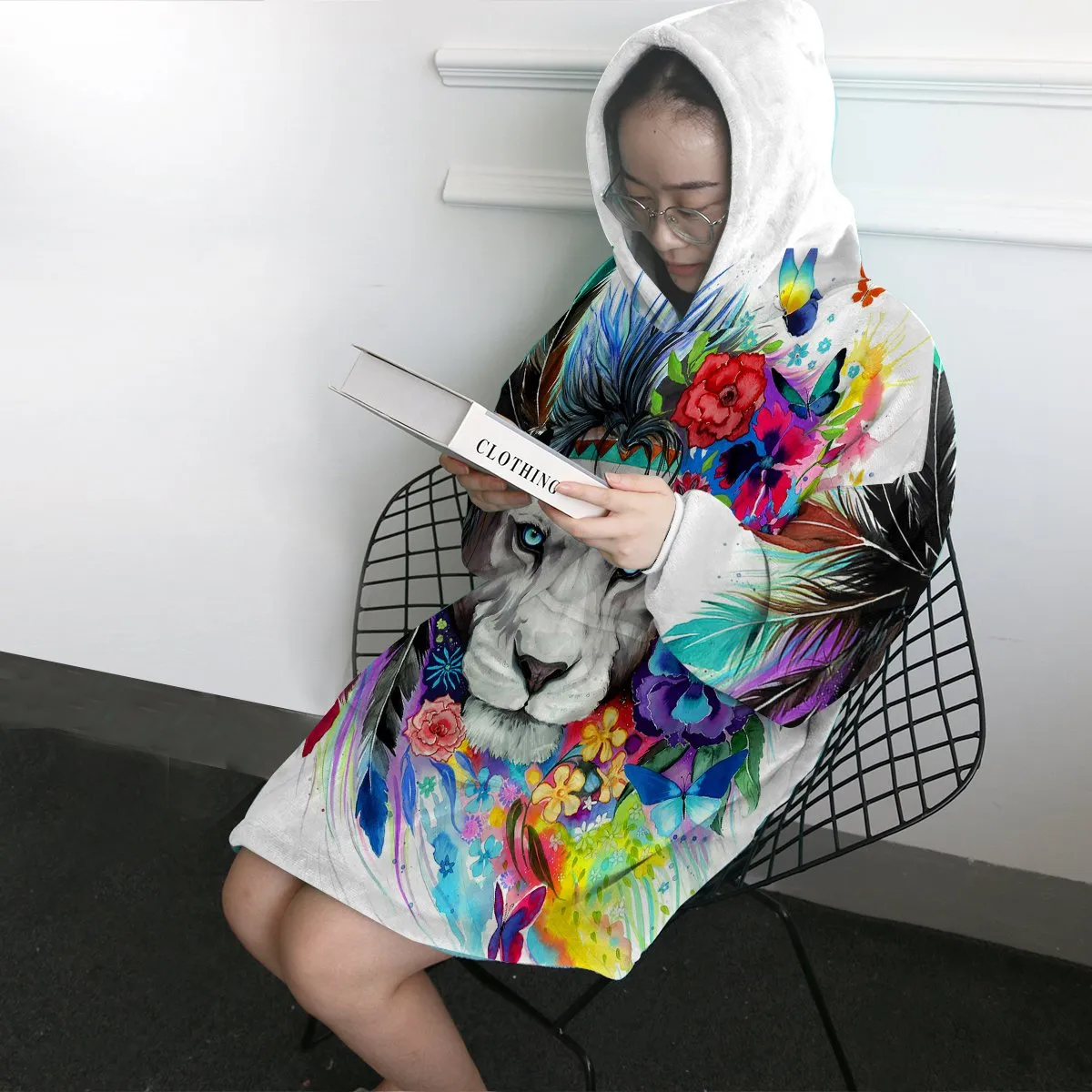 The Original Lion Vibes Wearable Blanket Hoodie