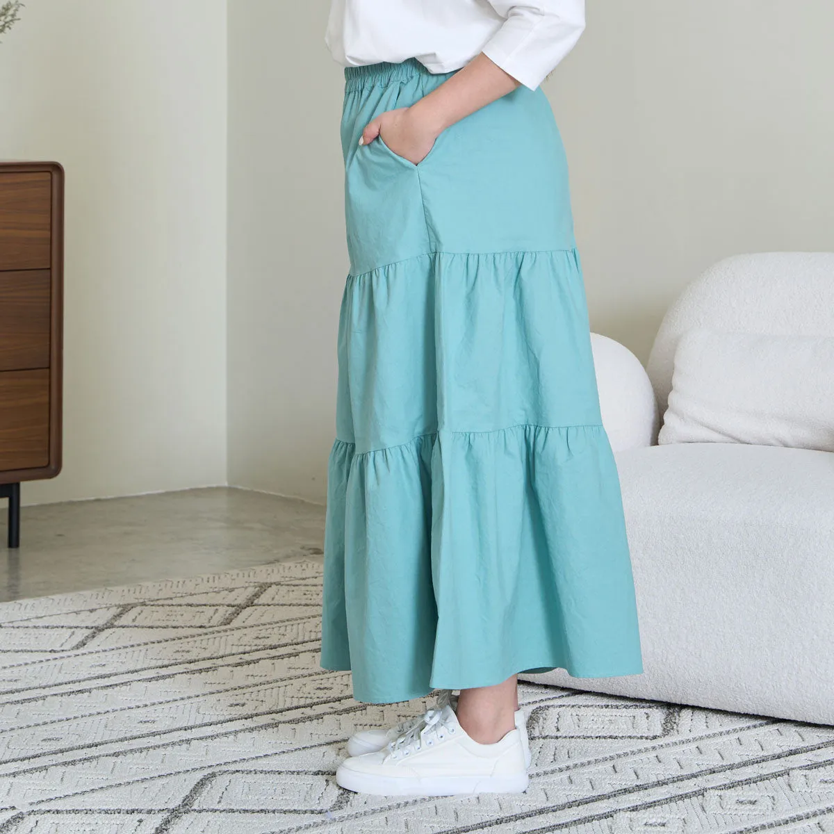 Tiered Wide Leg Pants