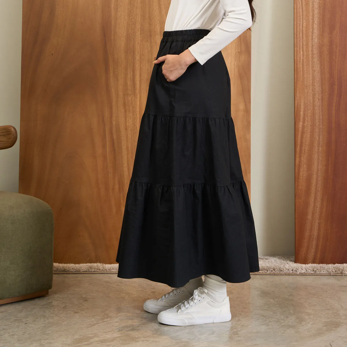 Tiered Wide Leg Pants