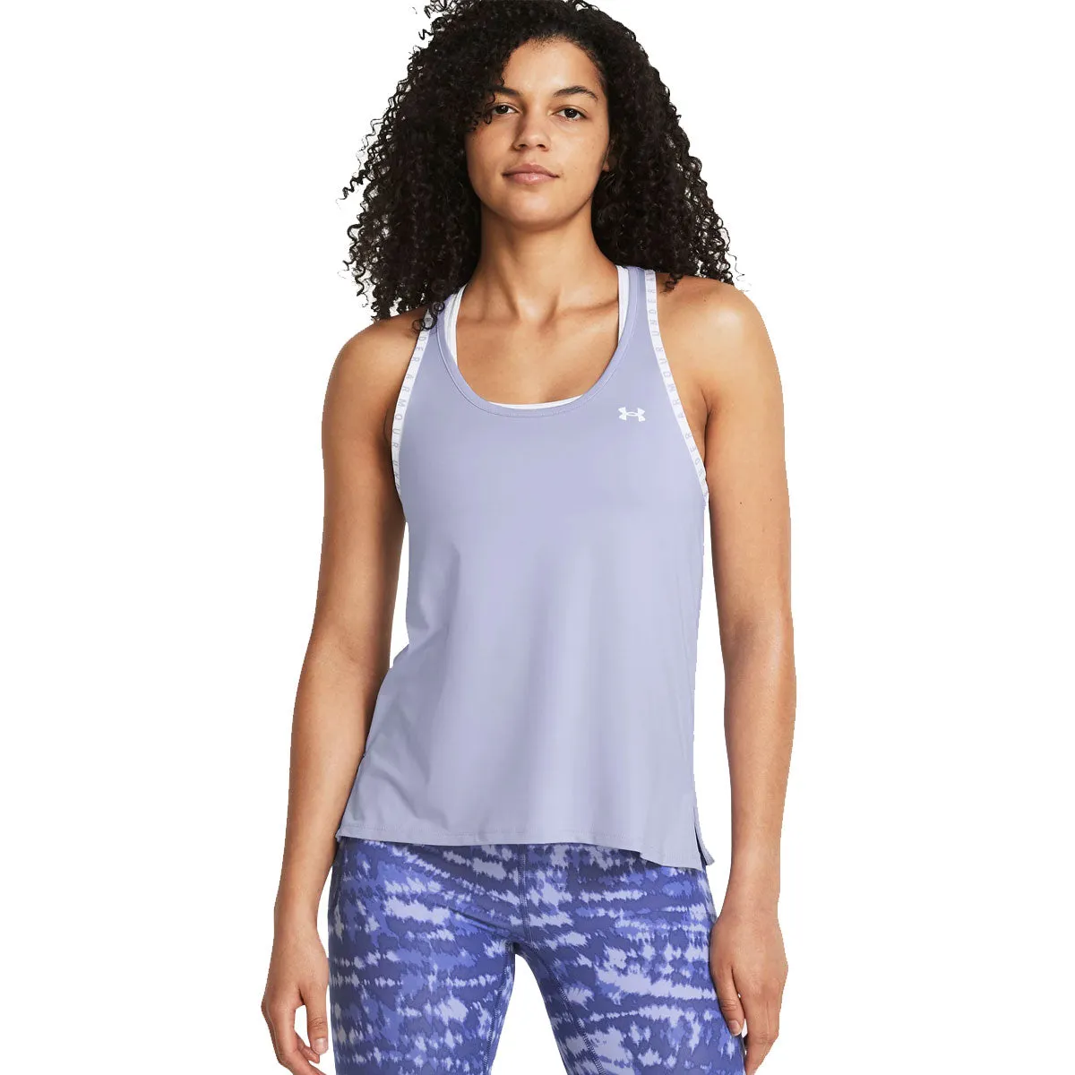 Under Armour Knockout Training Tank Top - Womens - Celeste/White