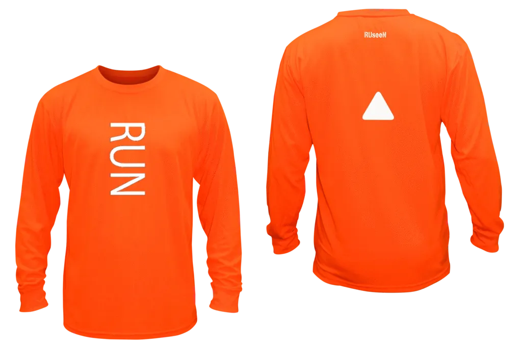 Unisex Reflective Long Sleeve Shirt - RUN