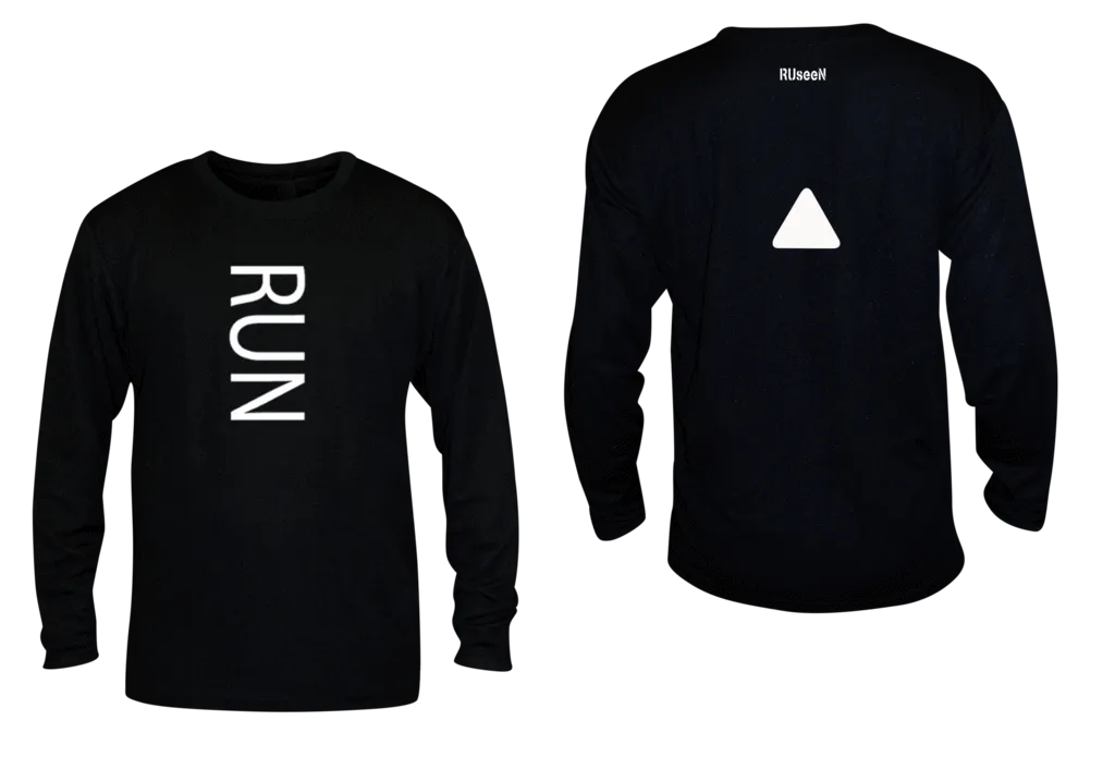 Unisex Reflective Long Sleeve Shirt - RUN