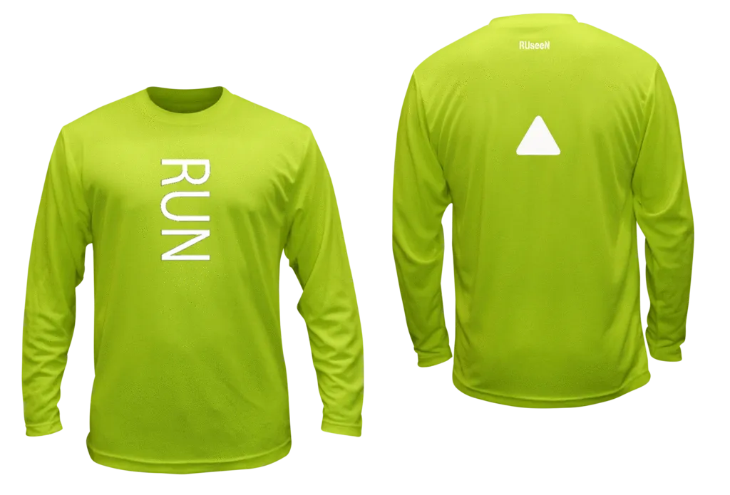 Unisex Reflective Long Sleeve Shirt - RUN