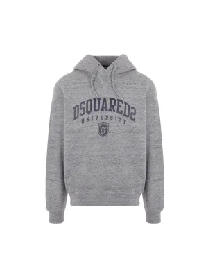 University Logo Printed Hoodie