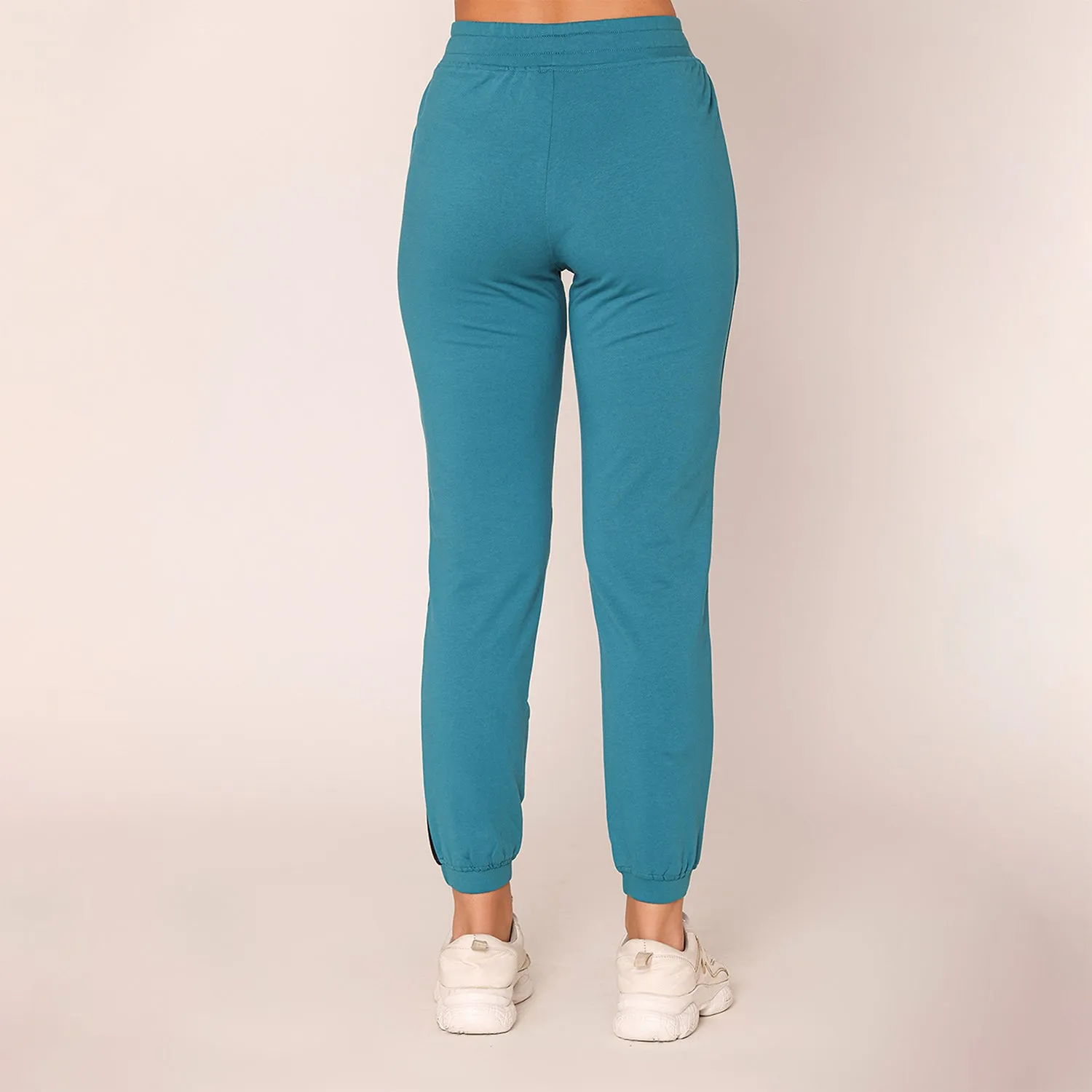 Women Fashion Jogger Pants - Harbour Blue