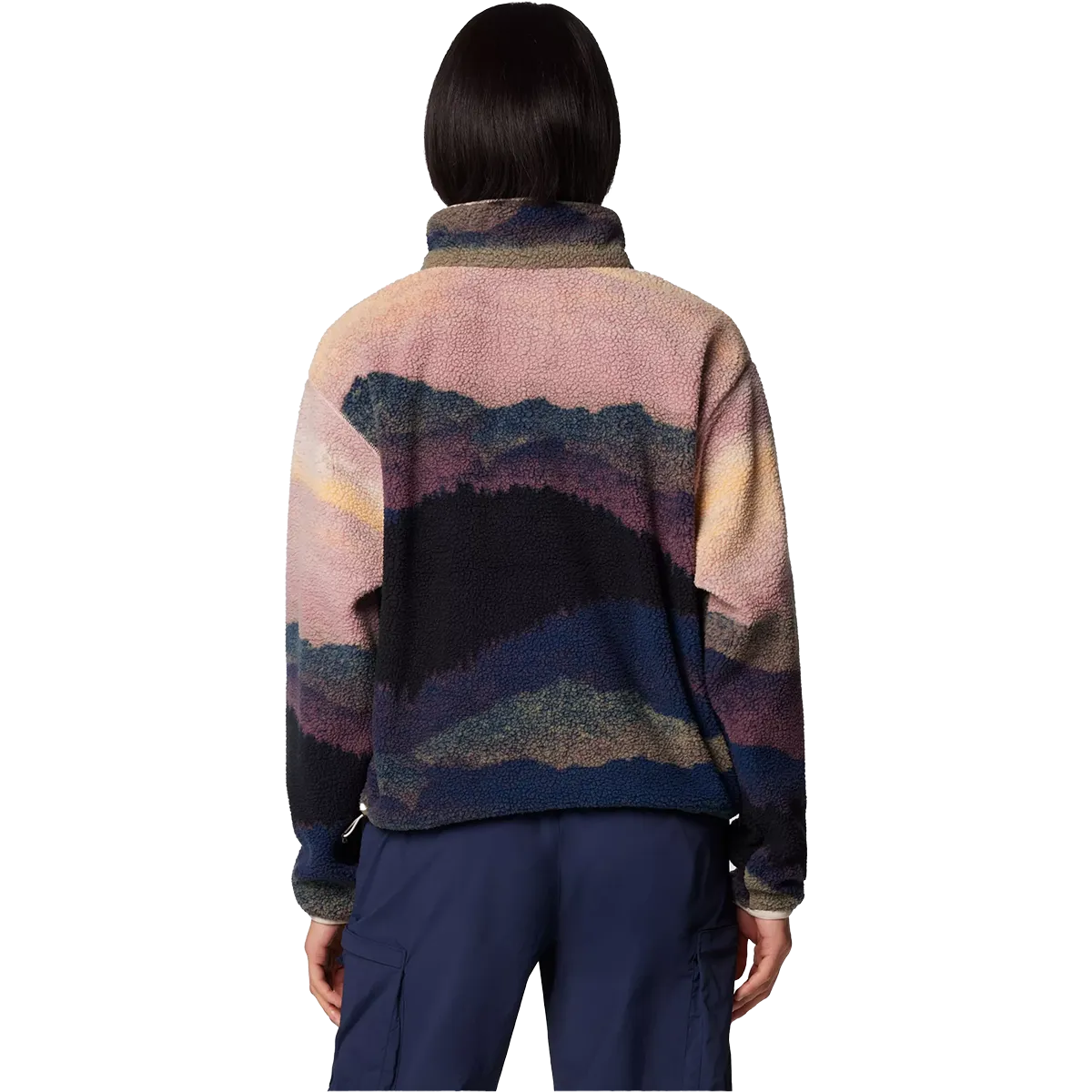 Women's Helvetia II Printed Crop 1/2 Snap Pullover