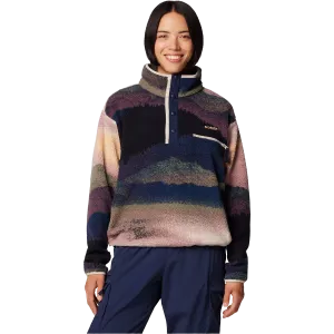 Women's Helvetia II Printed Crop 1/2 Snap Pullover