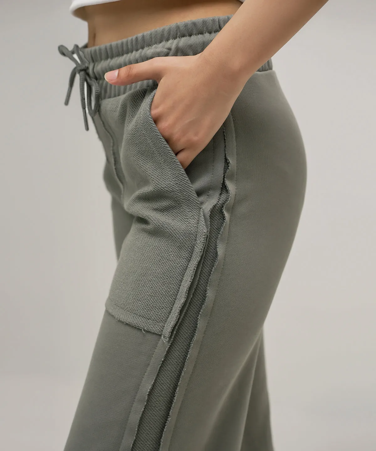 Women's Terry Wide Leg Pants