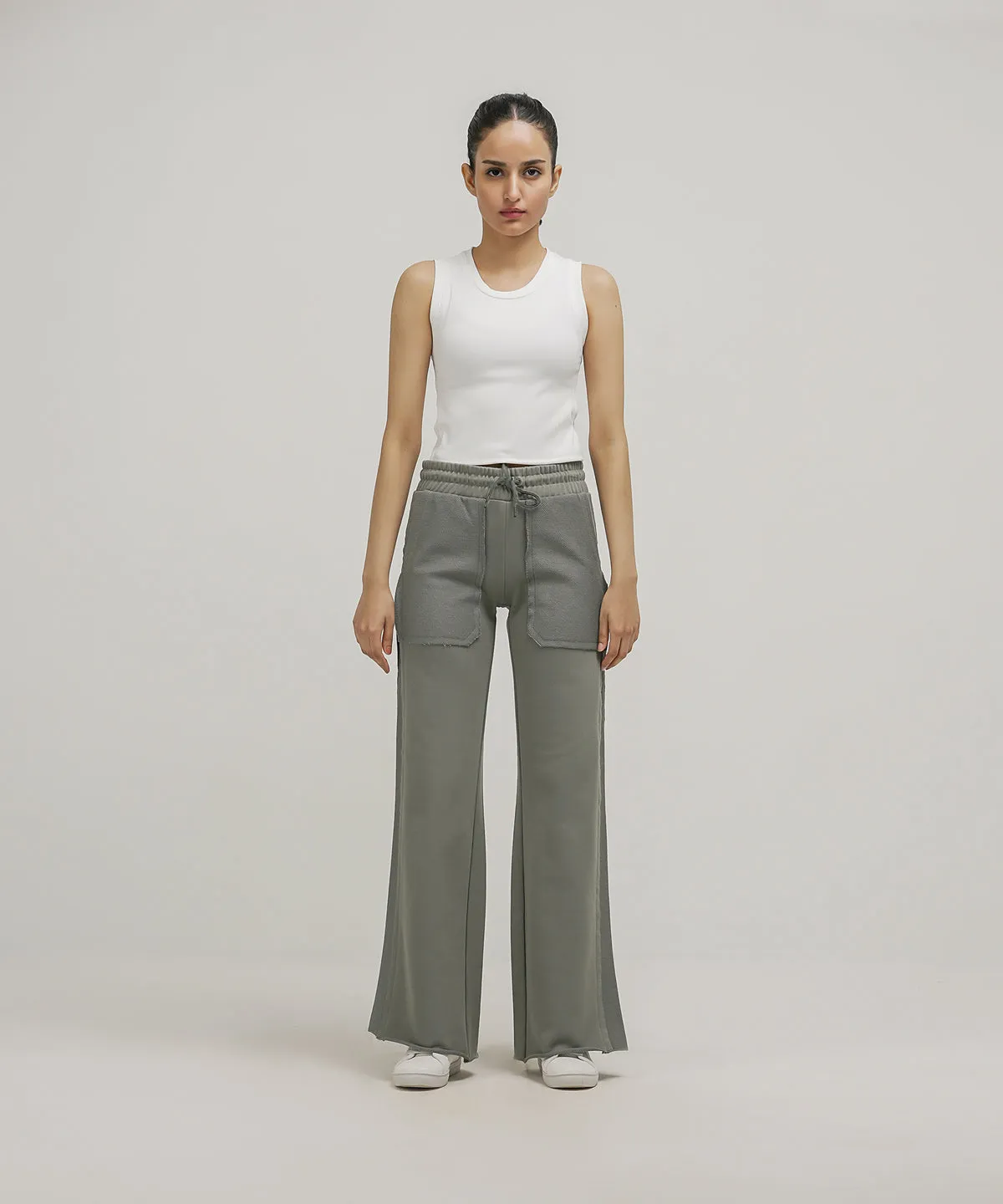 Women's Terry Wide Leg Pants